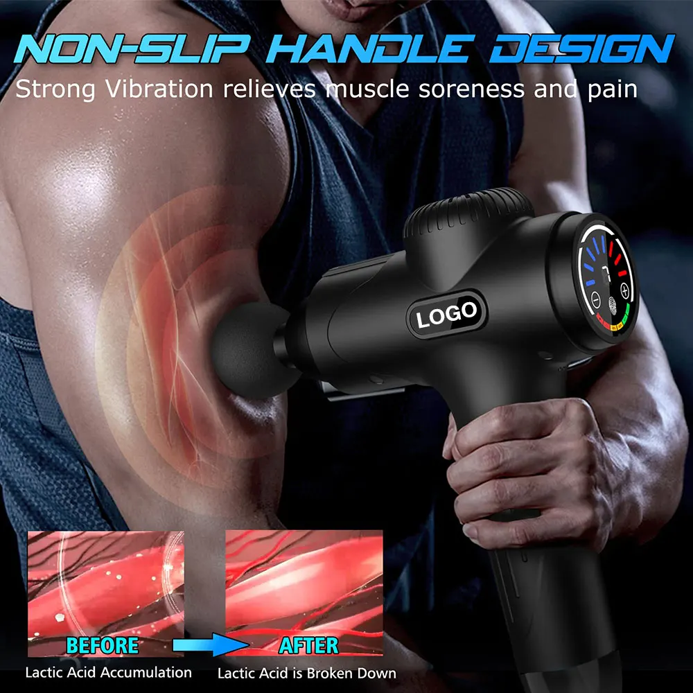 2024 Recovery Brushless Motor Electric Muscle Sport Gun Massage Products Portable Gym Machine Deep Tissue Massager Massage Gun