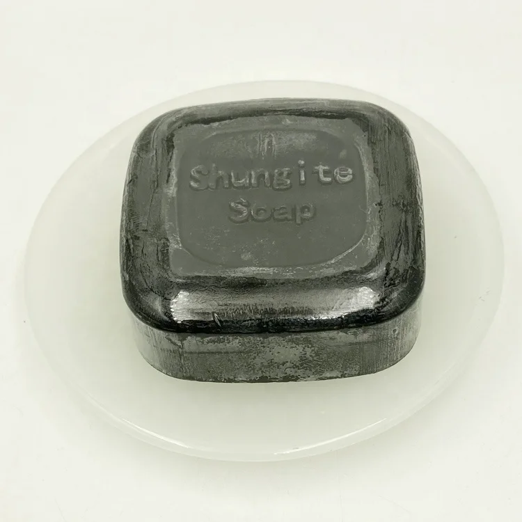 Wholesale Natural Handmade Shungite Soap For Bath Cleansing Soap