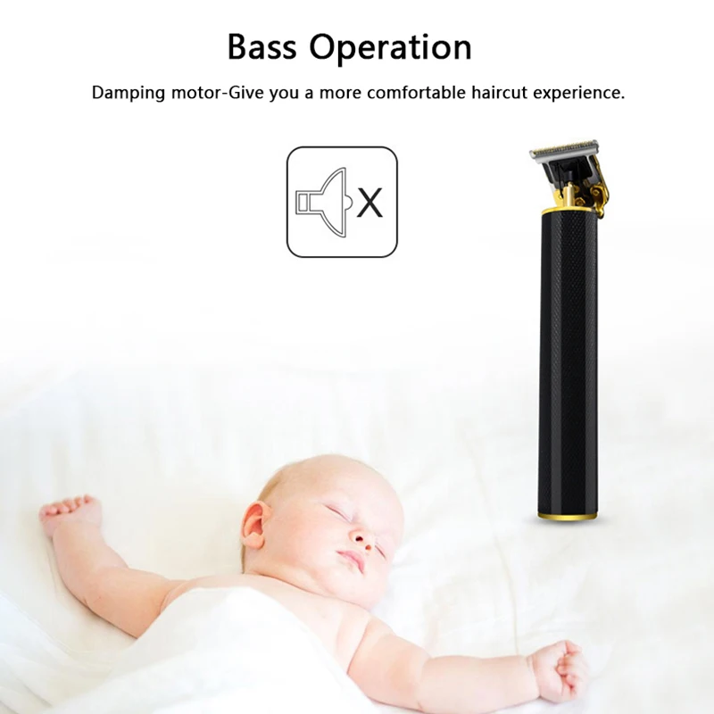 AIWO Easy Use Hair Cutter Machine Waterproof Men Clipper Guards Rechargeable Cordless Barber Clipper