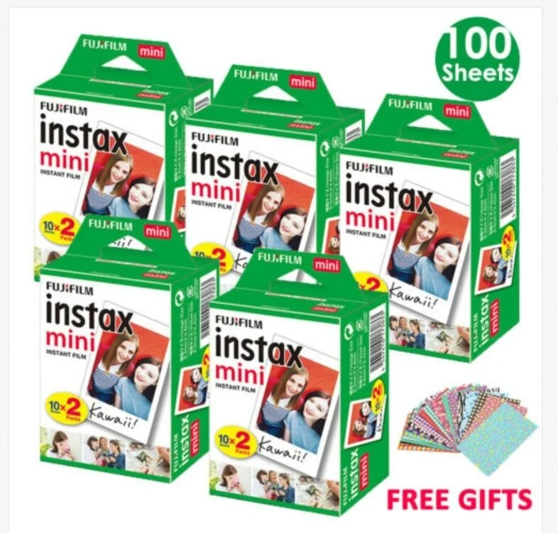  Белая пленка для Fuji Instax Mini 8 i мини фотоаппаратов моментальной печати 7s 9 70 25 50s 90 мгновенной фото камеры Share SP-1 SP-2