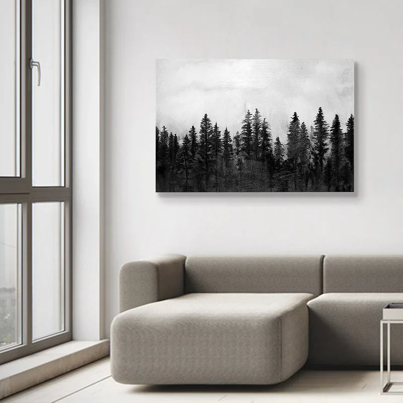 Stone Tree Painting Art Landscape Painting Wall Art Decorative Wall Printing Paintings Stretched Canvas