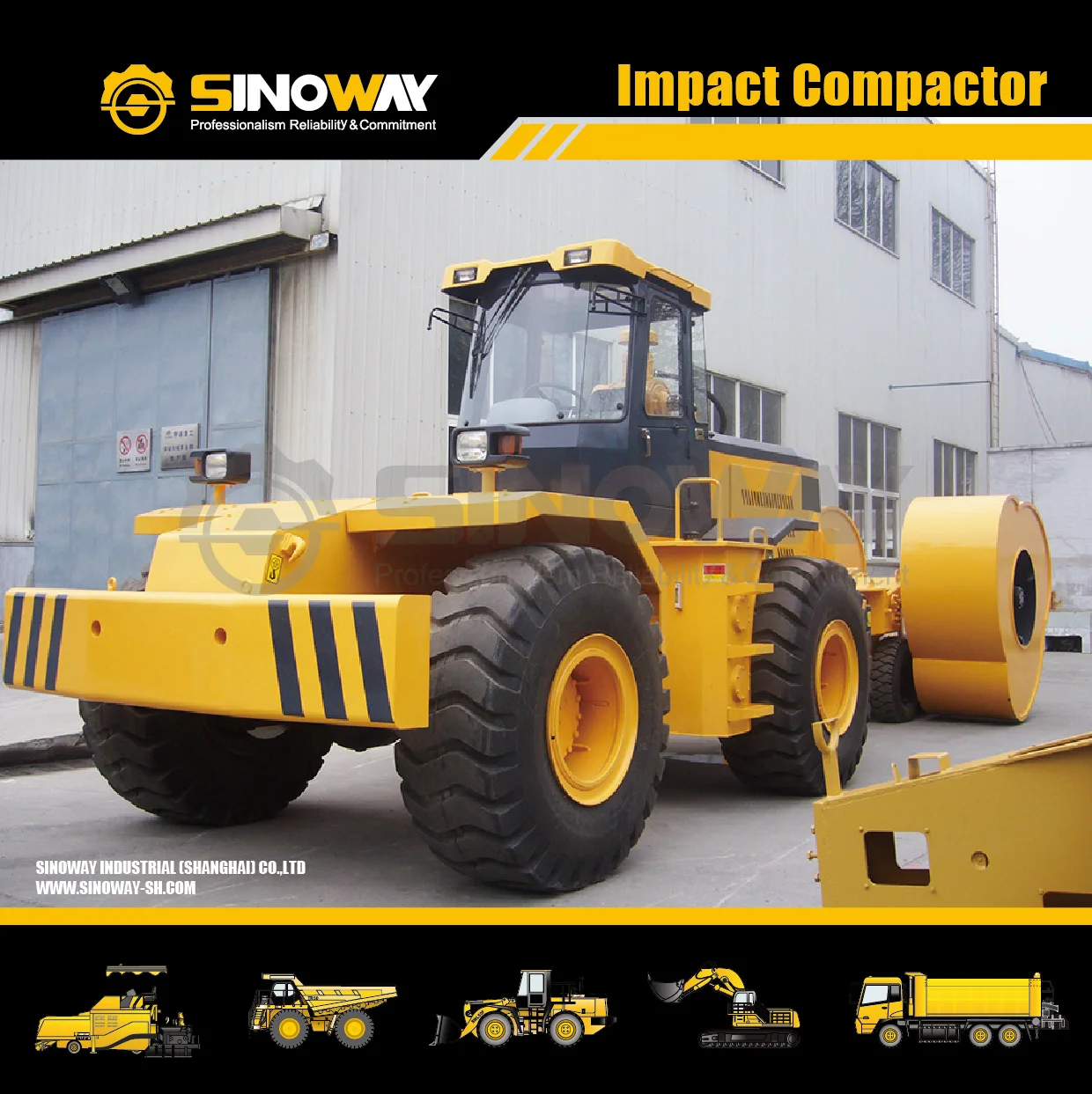 Factory Price HEIC Roller Impact Compact Roller for Ground Improvement in Singapore