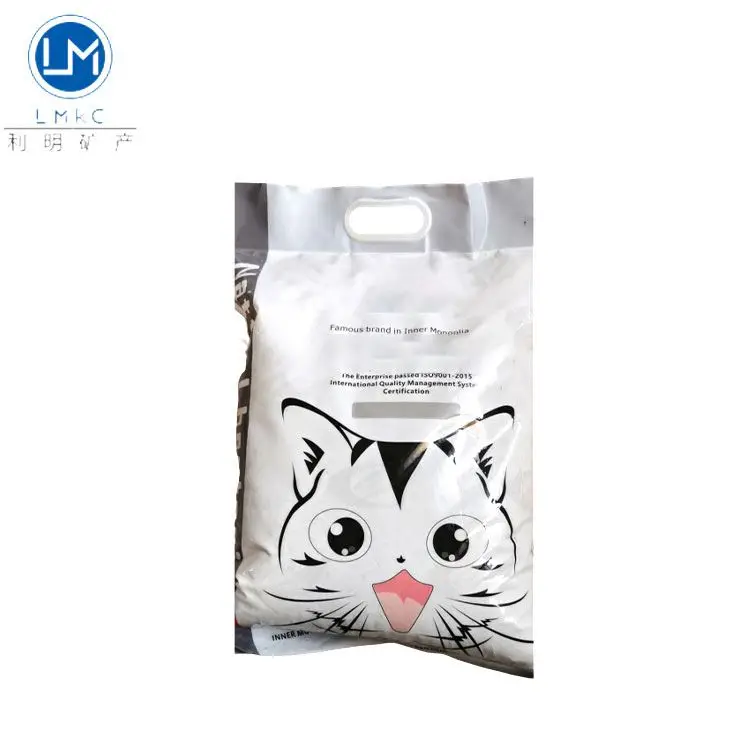 sodium bentonite cat litter sand for easy clean line production lemon scent