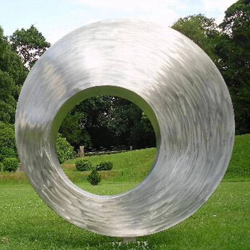 Outdoor Garden Modern Abstract Art Stainless Steel Metal Growing Sculpture for Decoration