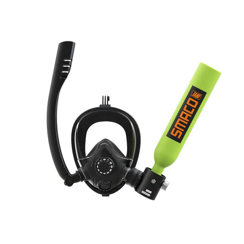 Scuba Diving Air Tank Composition Underwater Lung Air Tank Equipment Diving Masked With 0.5 L Air Pump Small Tank