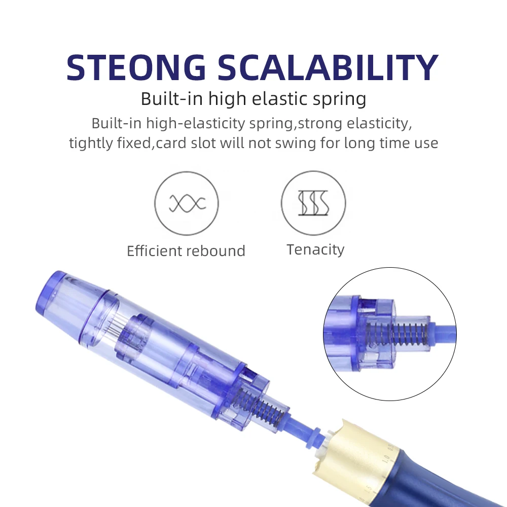 Professional Permanent Makeup Cartridge Needles Disposable Sterilized Tattoo Pen Machine Needles Tips