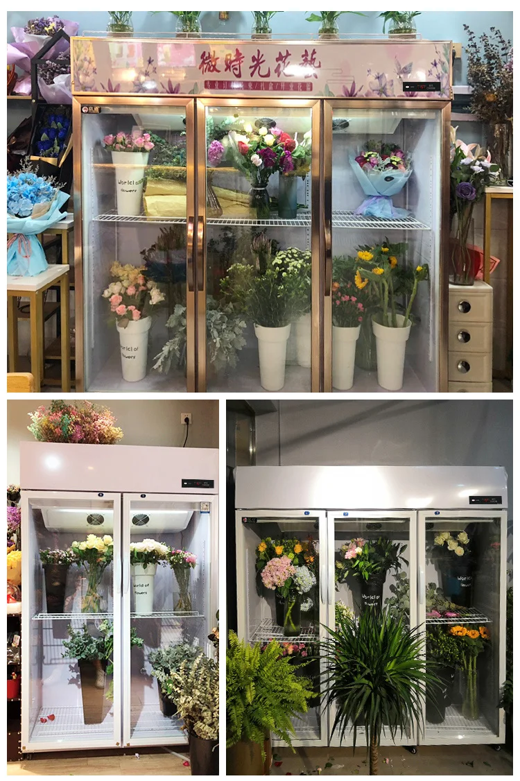 High quality Flower display fridge new design flower refrigerator flower chiller