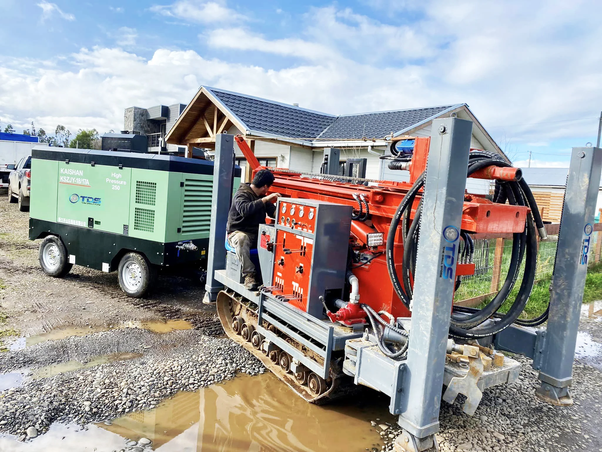 200m 300m 400m depth Rock wells Air Drilling water well drill borehole drilling rig machine for sale