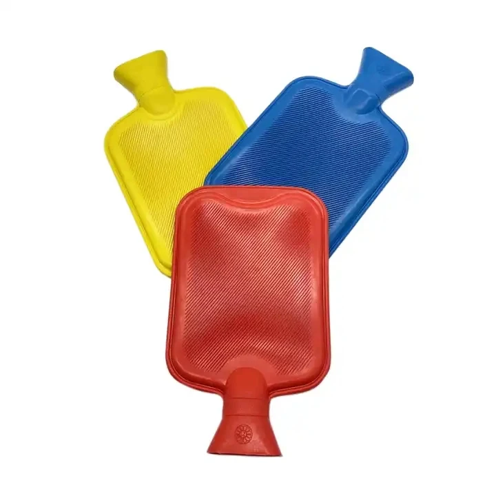 BS High Quality Hot Sale Portable  Rubber Hot Water Bag 2000ml Water Filling Hot Water Bottle With Cover