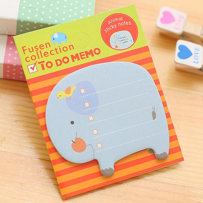 Factory Made Wholesale Korean Stationery Watercolor Sticky Notes Transparent Note Tabs