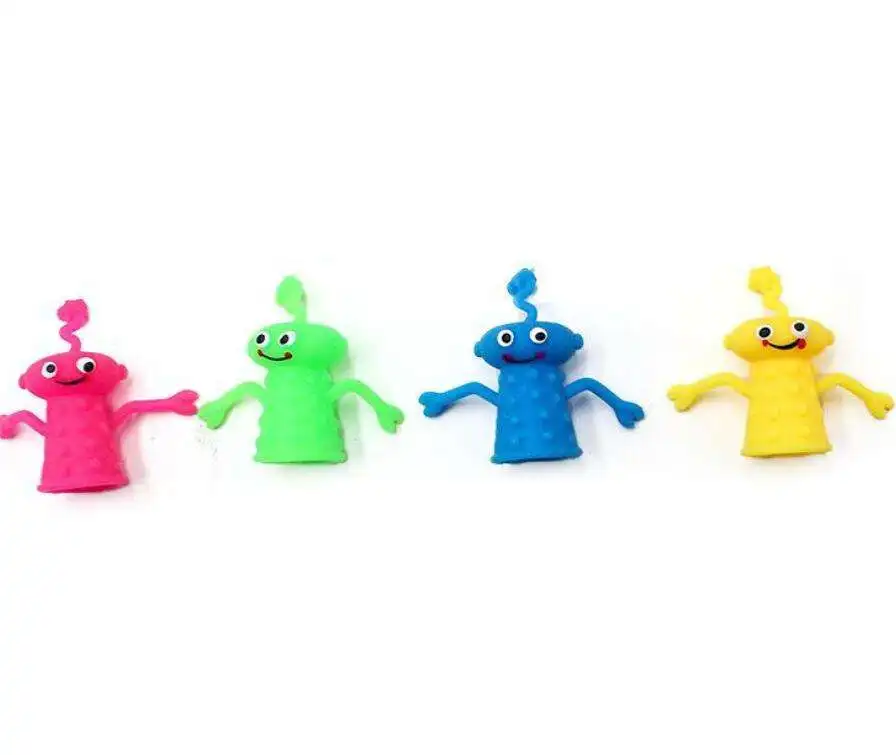 TPR Finger Puppet Little Mini Monster Puppet Finger Doll for Party Favors Fun Toys Puppet Show