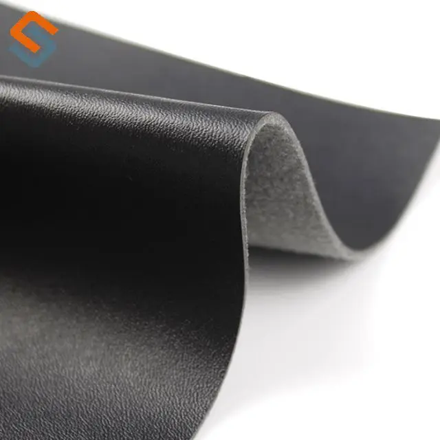 1.8-2mm Waterproof Microfiber Synthetic Suede PVC Leather For Safety Shoes, Factory Price Wrinkle Resistant Faux Leather