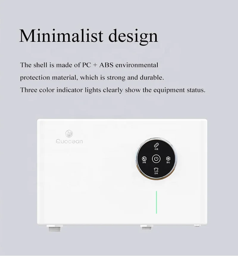 Ozone Water Disinfect  consumption No-disinfectant One click Start Simple installation  Clothes Sterilizer Easy to install
