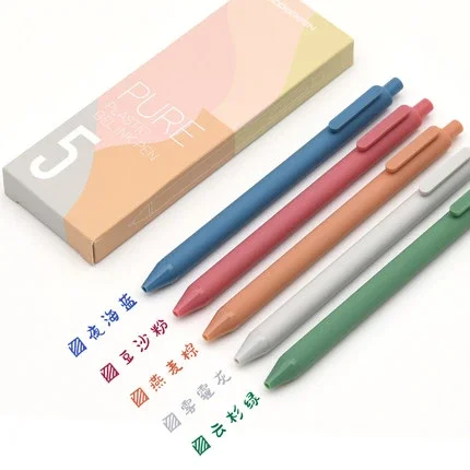 0.5mm Gel Pen press Signing Pen Durable Signing Pen Refill Black Ink