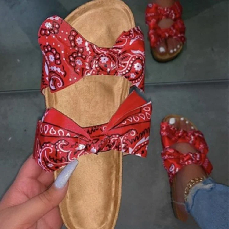 Новинка от производителя, сандалии больших размеров для женщин, лето 2020, популярные на amazon тапочки на плоской подошве с цветочным принтом, женская обувь, сандалии