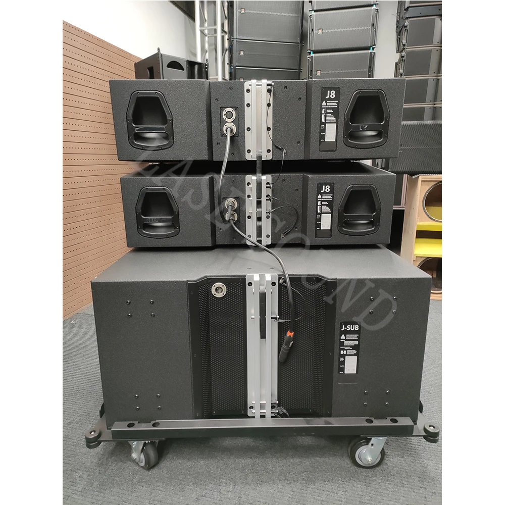 Высокопрофильные J8 3-полосные колонки + J-SUB 3x18 дюймов драйвер сабвуфер акустическая система