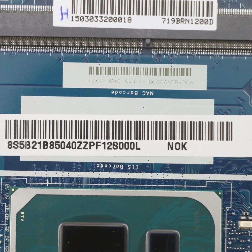 Original For Lenovo V14 G2-ITL V15 G2-ITL Laptop Motherboard With I3-1115G4 CPU 4GB Ram 5B21B85040 100% Tested Fast Ship