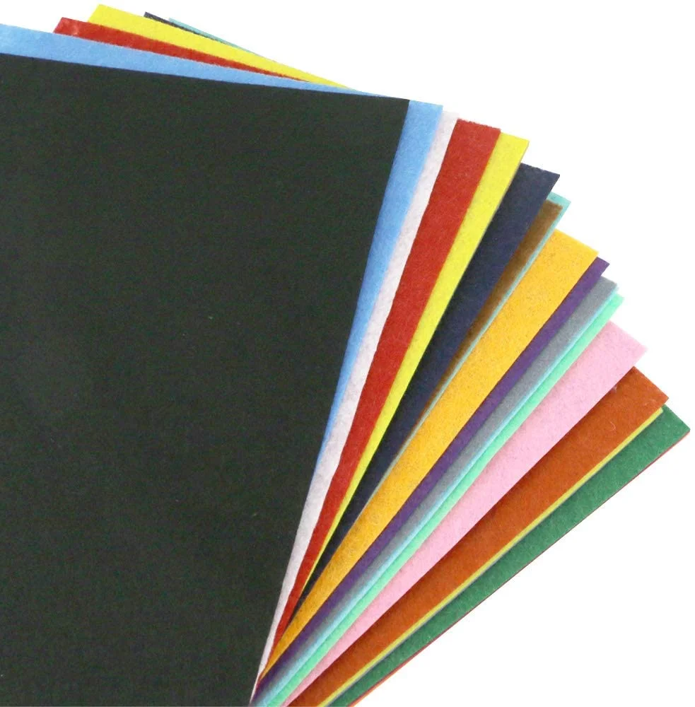 Экологически чистый переработанный 100% полиэстер нетканый войлочный рулон для «сделай сам»