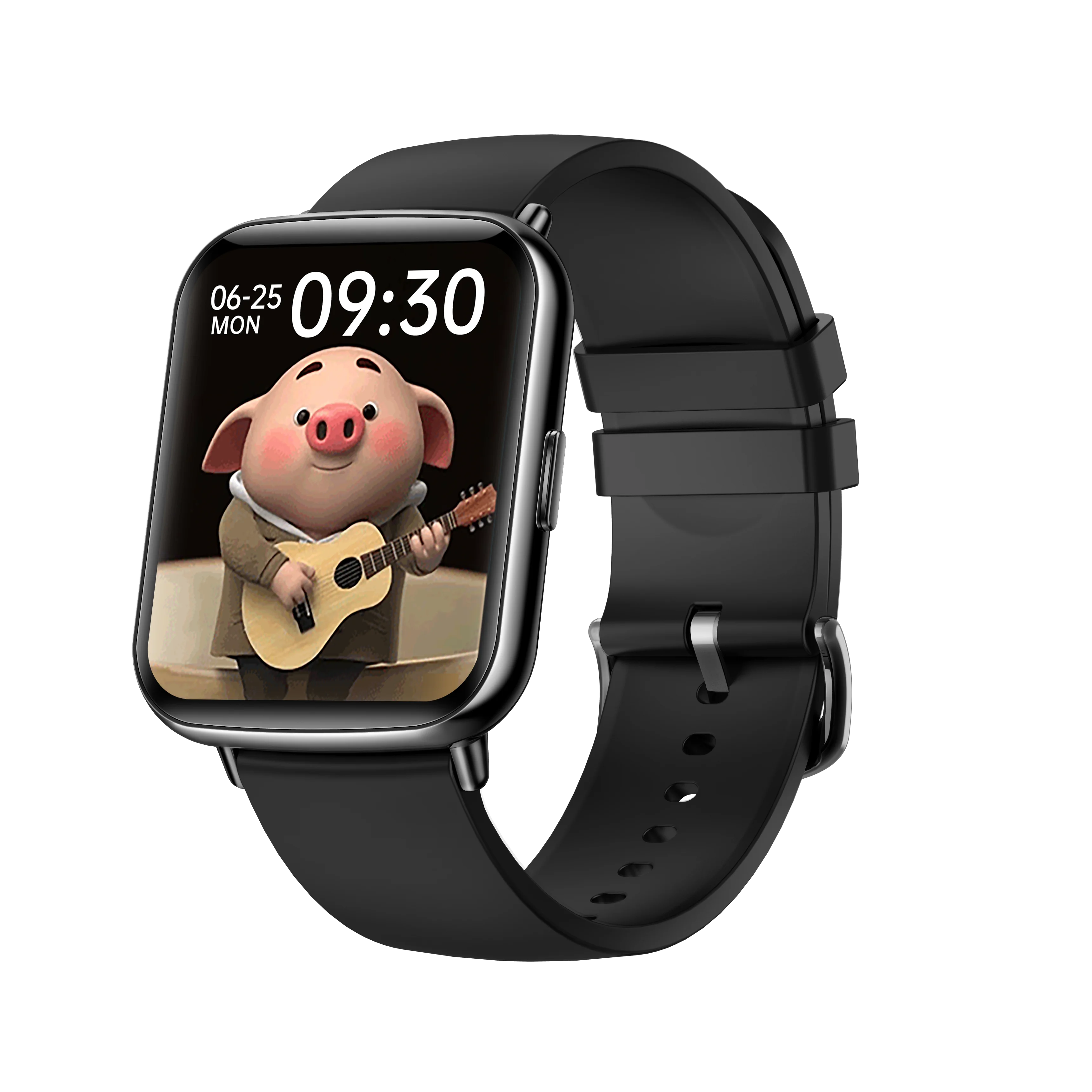 
Transparent Steel Design Android Squar Original Waterproof Dials Wrist Blood Pressure Monitor Bands Smart Watch 