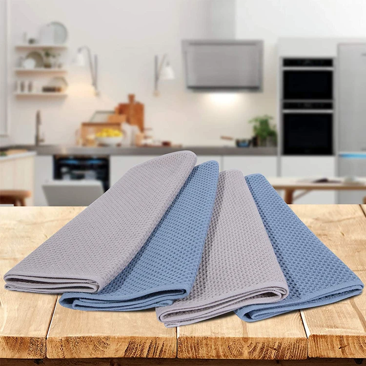 2022 new style eco-friendly soft comfortable cotton fabric kitchen towels absorb efficiently tea towel dining towel