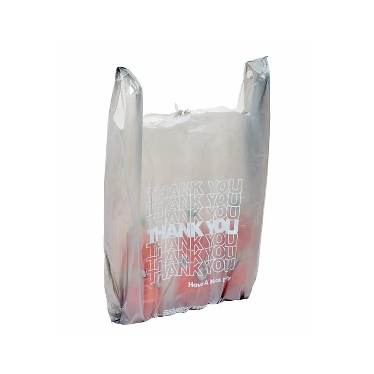 Bolso de compras plastico resistente del Polybag del del precio de fabrica con el logotipo modificado