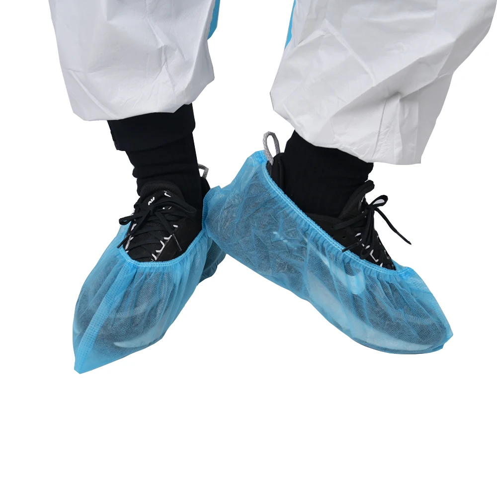 Elastic For Medical Shoe Cover Disposable Non Woven Anti-Slip Waterproof