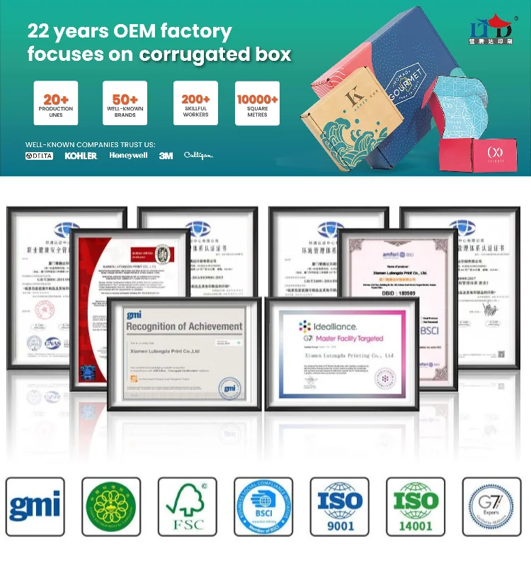 OEM/ODM гофрированная картонная коробка от производителя бумажная Подарочная для свадьбы с прямоугольной бумажной коробкой ri