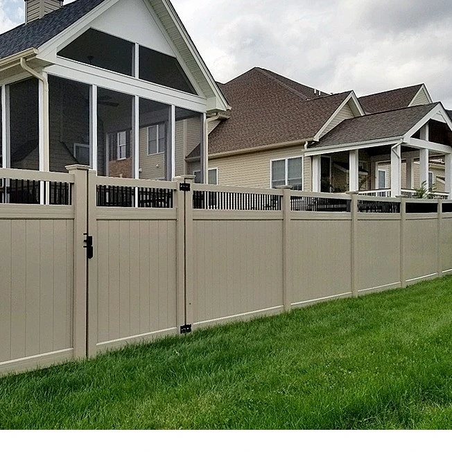 Promotional Top Quality Pvc Plastic Privacy Screen Fence Garden Privacy Fence Pvc