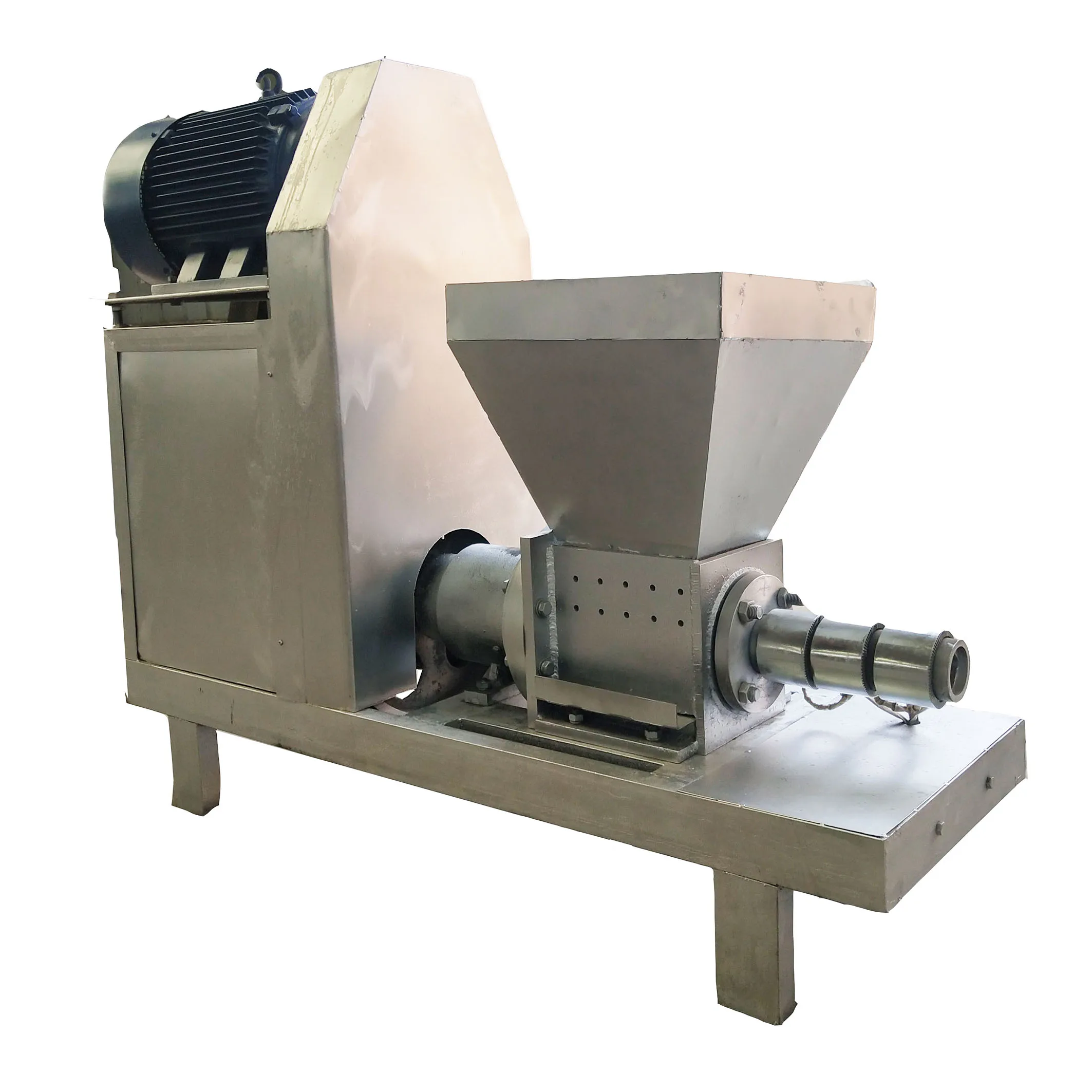 Small coal biomass sawdust conconut shell rice husk charcoal making machine log wood press briquette machine