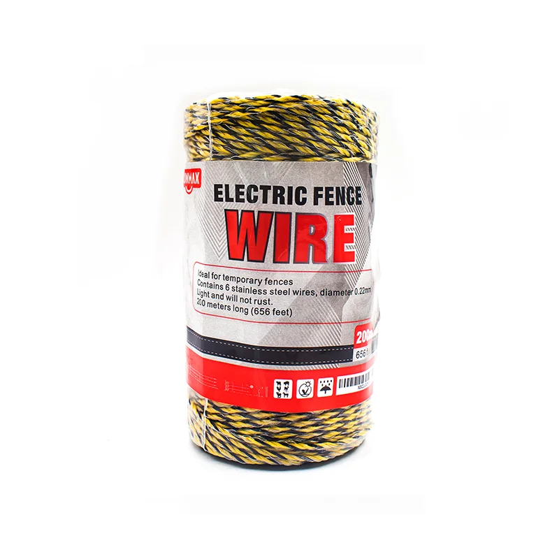 High Tensile Farming Livestock Poultry Horse Cattle Electric Fence Poly Wire