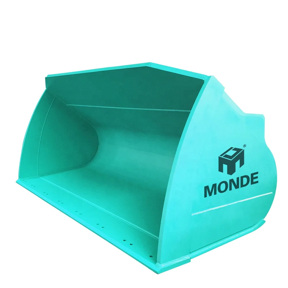 MONDE Loader Bucket 1.5 - 22 CBM Bucket Capacity Cutting Edge Heavy Duty Wheel Loader Bucket For Sale
