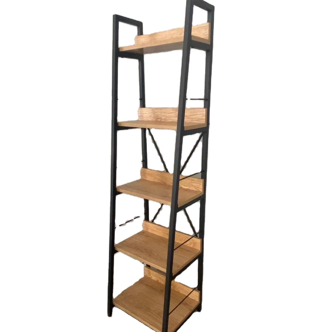 Современный дизайн 5 ярусов библиотека мебель деревянная книжная полка лестница образный деревянный книжный шкаф для гостиной фурнитура для торжественных церемоний стеллаж для выставки товаров