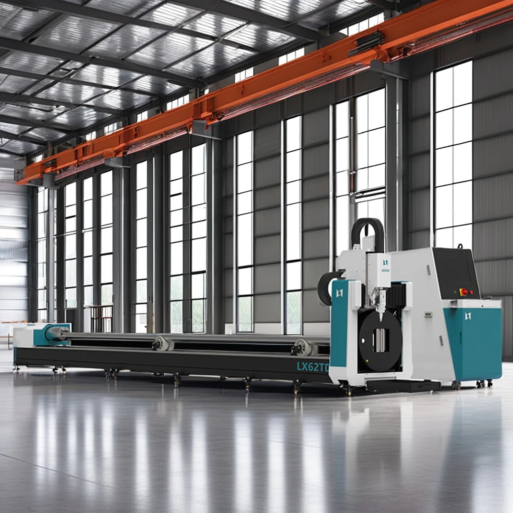 2000W Metal Fiber Laser Cutting Machine For Stainless Steel Pipe Metal Tube Laser Cutting Machine Price