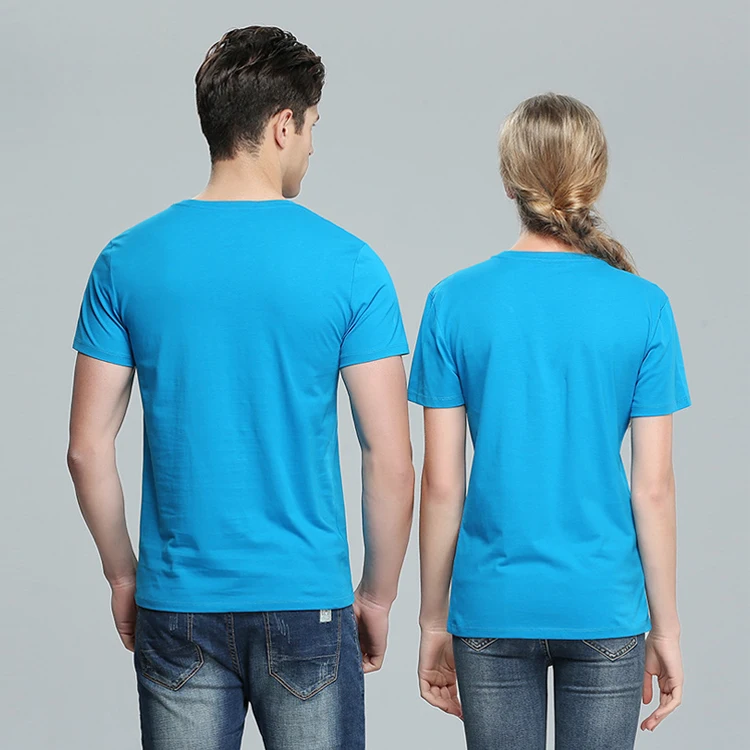 Wholesale China High Quality Blank Cotton Short Sleeve Plain Custom T Shirt