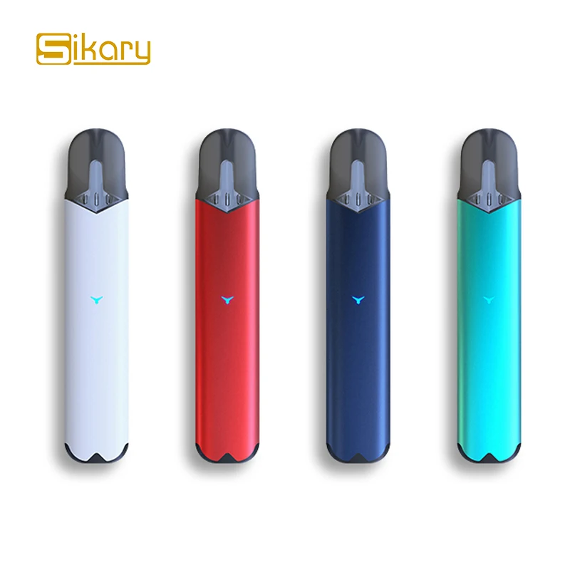 OEM Wholesale Sikary Vape 400mah 2ml Rechargeable Electronic Cigarette Disposable Pod System Vape Pen