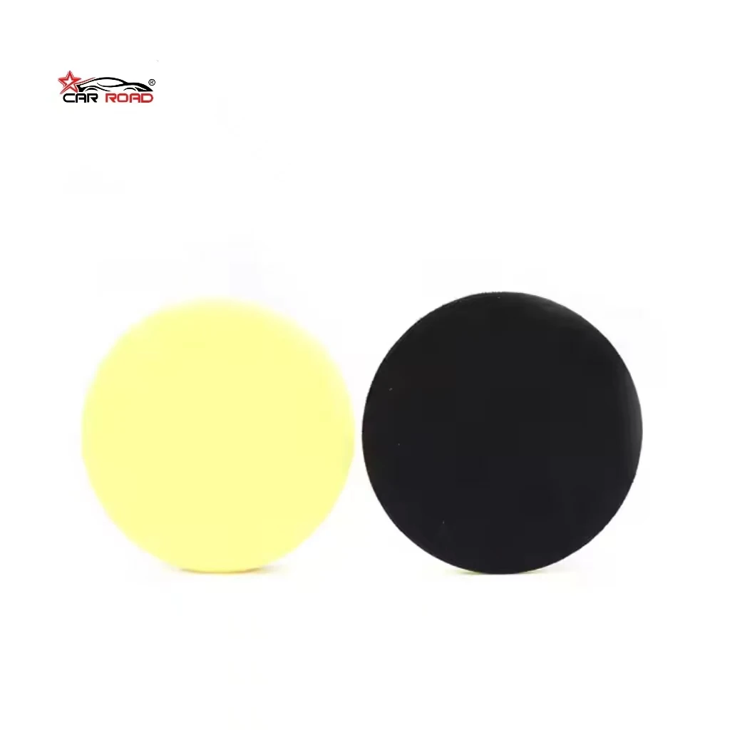 Chinese factory yellow flat car polishing pad with strong durable foam for RO/DA/RO polishing machine