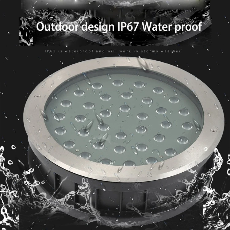 IP67 RGBW LED Ground Light LED Landscape Underground Light Waterproof Outdoor Garden Path Spot Recessed in Ground Lighting