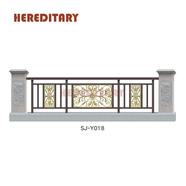 Balconies pvc balustrade aluminium railings designs in india