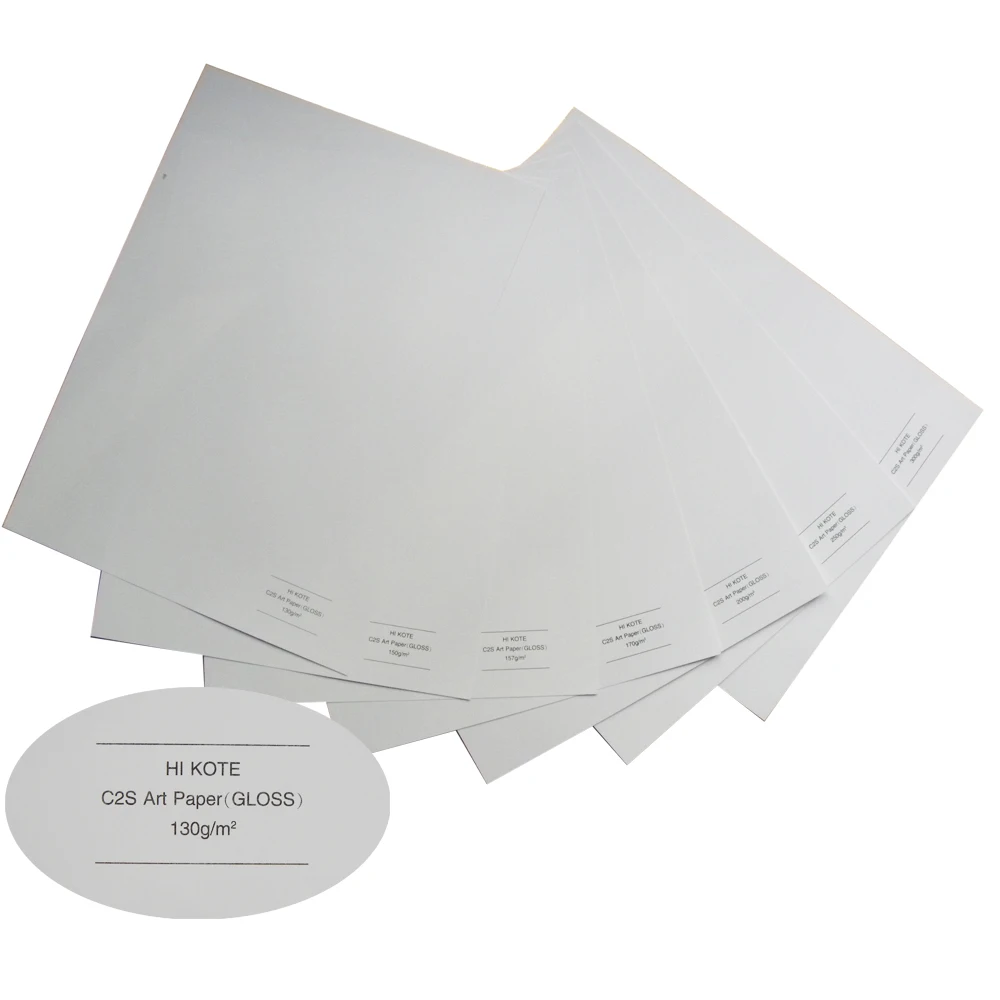 2023 hot sale 80gsm to 250gsm snow eagle/Snow rabbit gloss/matt C2S art paper