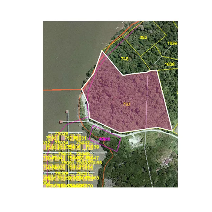 Land owner Kampong Menunggol Lands on island next to the bridge of Her Majesty for sale