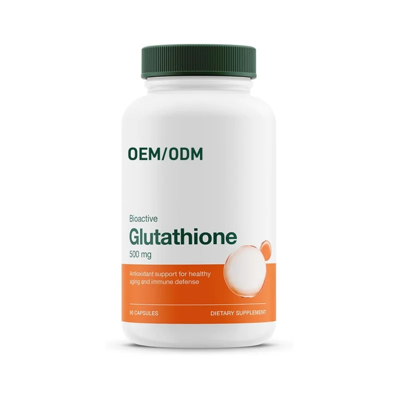 OEM/ODM Glutathione Capsule Antioxidant Supplement Health Anti-aging  Vegan Friendly Non GMO Skin Whitening Capsule