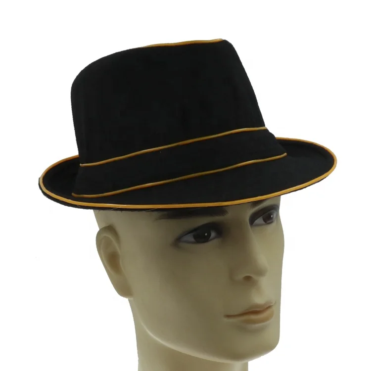 Jazz Led Fedora Hat EL Wire Hat New with 3 Mode Flashing for Party Product