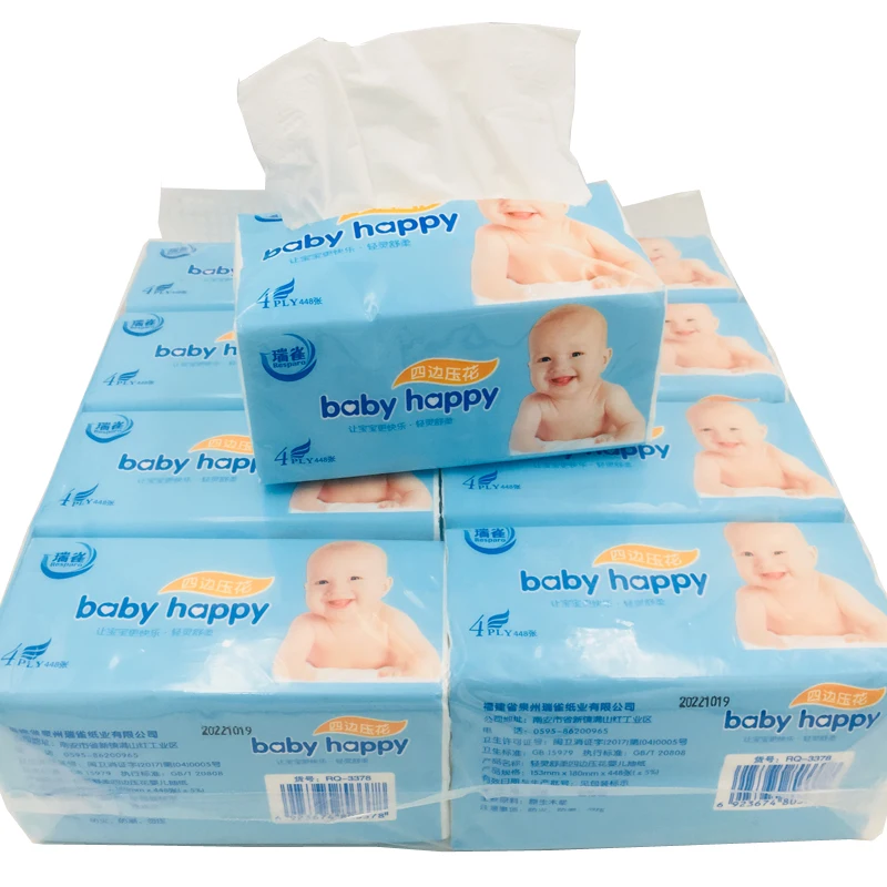 3PLY Tissue Factories Manufacture Tissue Paper Facial High Quality Facial Tissue