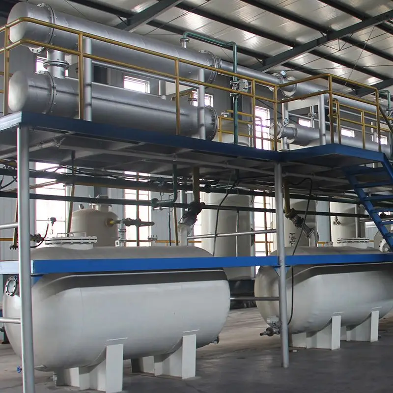 Purifier Used Motor Filter Oil Refining Equipment Vacuum Distillation