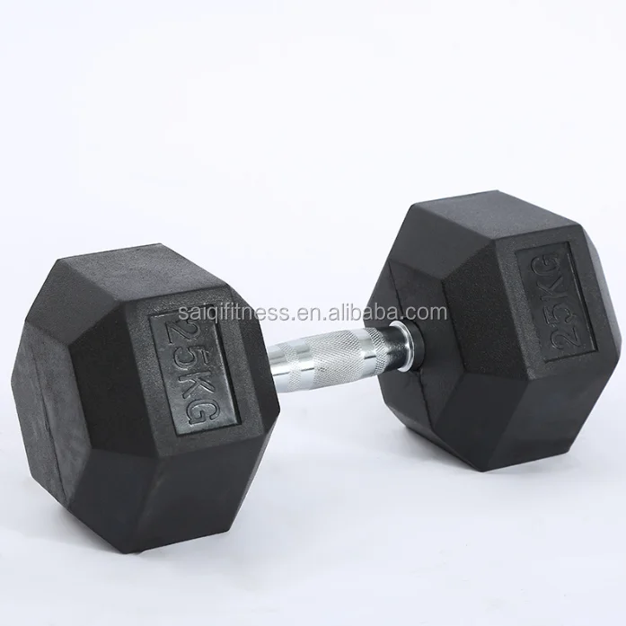 2022 Cheap Buy Fitness Use  Weights Hex Rubber Dumbbell Set