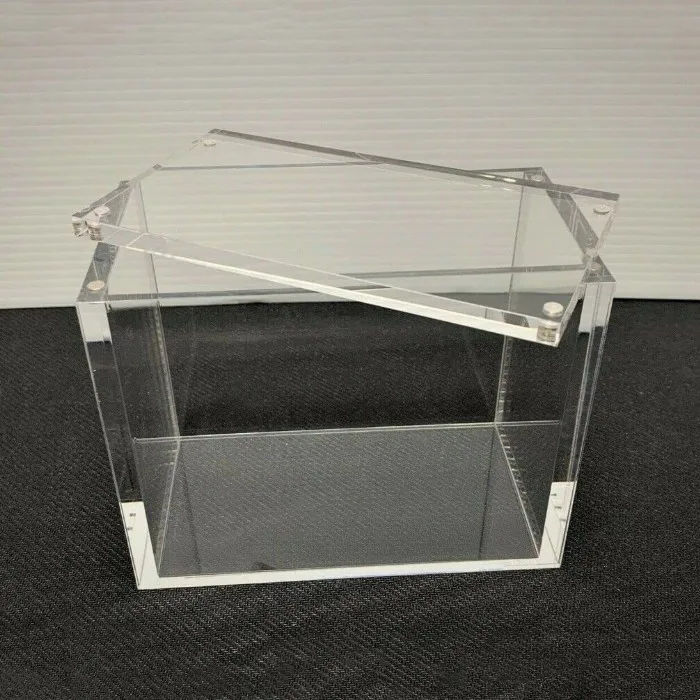 Hot Sell Acrylic Clear Box For Pokemon Booster Game cards ETB Case