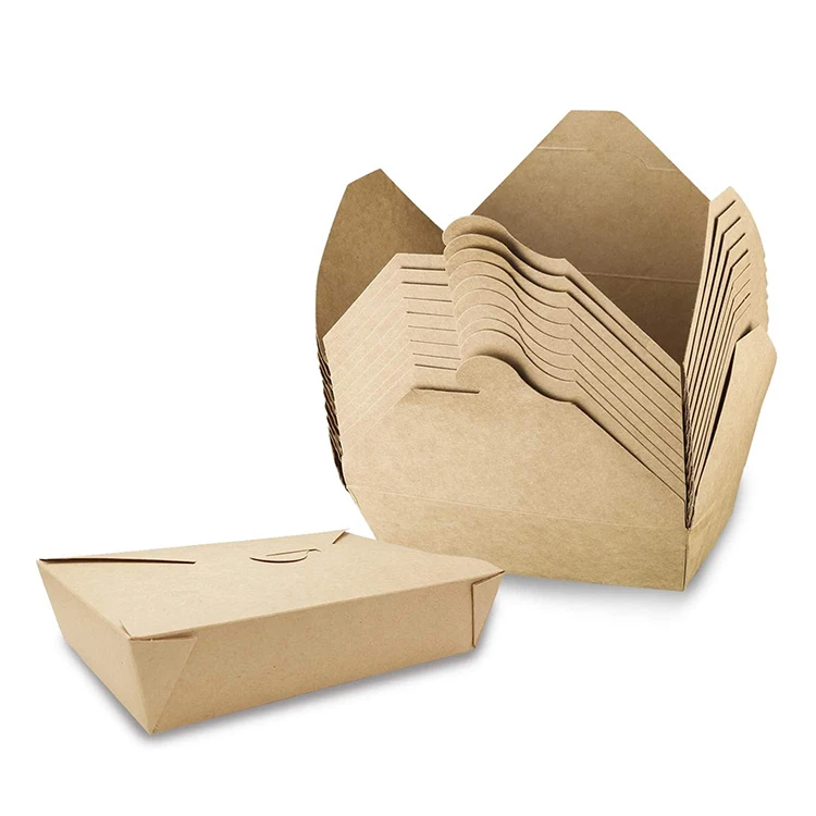 Top Quality Paper Fruit Salad Bowl Paper Salad Box Disposable Takeaway Container