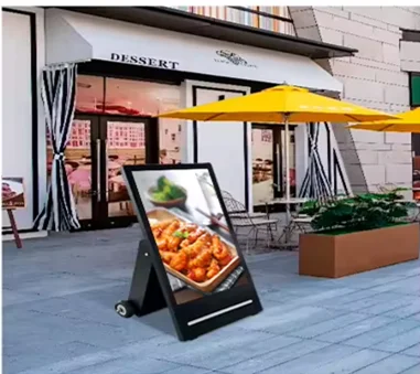 49-Inch Portable Waterproof LCD Advertising Screen Display Android TFT Digital Signage for Video Floor or Stand Installation