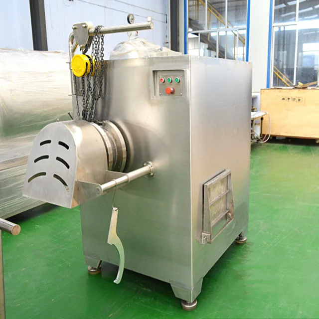 Industrial meat processing frozen meat grinder meat crusher