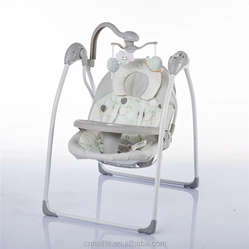 New Baby Automatic Cradle Swing, Electric Baby Swing Colorful Baby Swing